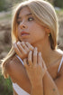 HULA SHADE EARRING SILVER